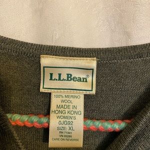 Charcoal Grey LL Bean short sleeve shirt for women size XL